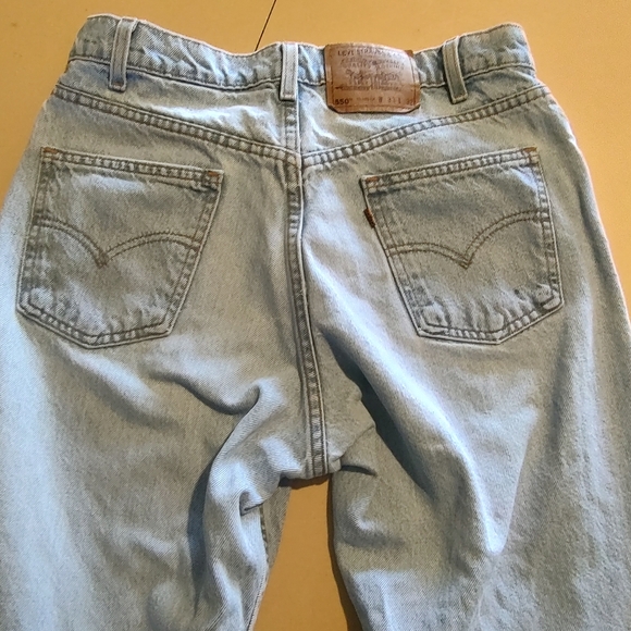 Vtg Orange Tab 550 Levi's Denim Jeans 33x32 Men's Relaxed Fit - Picture 14 of 16